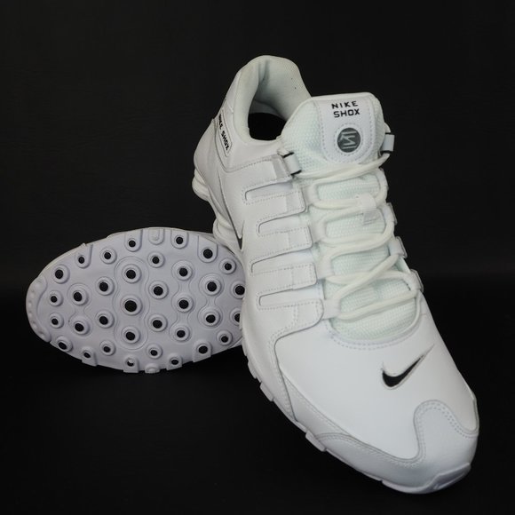 Nike Shox NZ EU Low Mens Running Shoes White Black - Picture 11 of 12